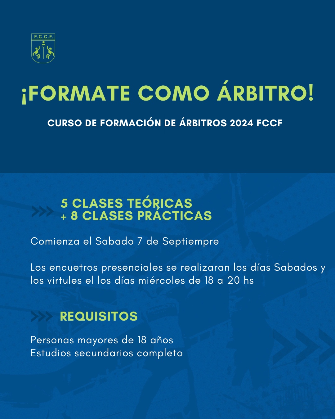 CURSO DE ARBITRO ¡No te lo podes perder!